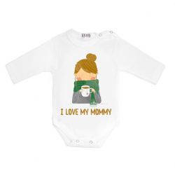 Carra I Love My Mommy бебешко боди
